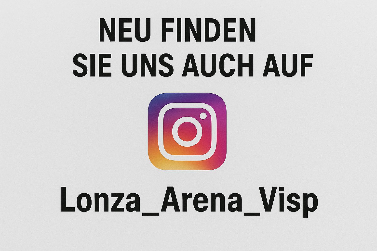 Lonza Arena Visp auf Instagram